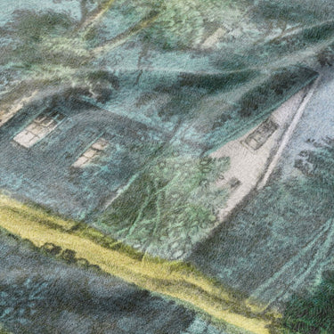 Cottage by the Cliff Mockup Fleece Detail