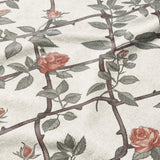 Rose Lattice Mockup Fleece Detail