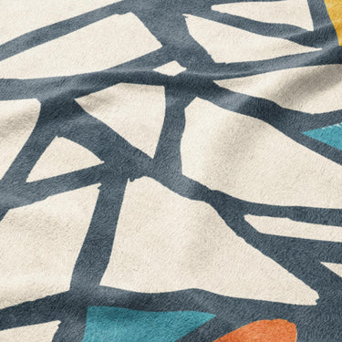Larken Multicolor Mockup Fleece Detail