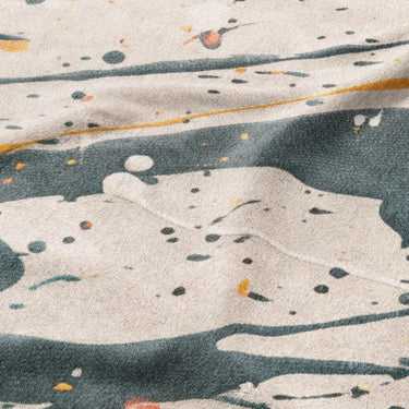 Jason Dark Teal & Orange Mockup Fleece Detail