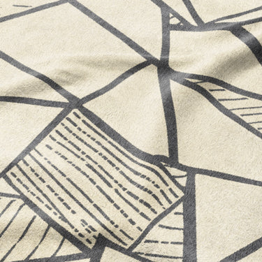 Harlan Ivory & Black Mockup Fleece Detail