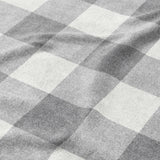 Buffalo Plaid Light Grey Mockup Fleece Detail