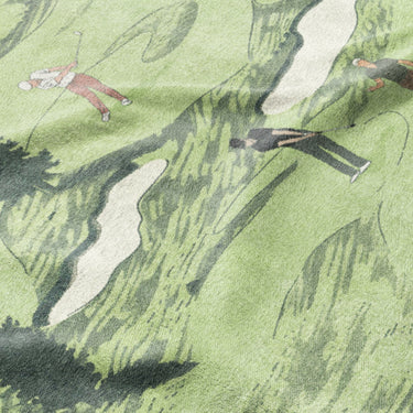 Out on the Links Mockup Fleece Detail