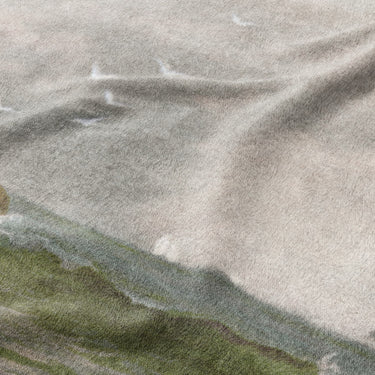 Stormy Narragansett Pier by Thomas Bircher Mockup Fleece Detail