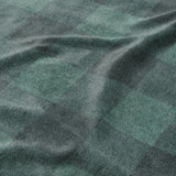 Buffalo Plaid Deep Teal Mockup Fleece Detail