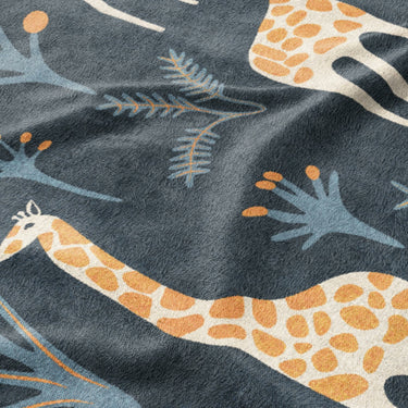 Safari Giraffes Mockup Fleece Detail