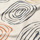 Horatio Ivory & Orange Mockup Fleece Detail