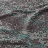 Jonah Maroon & Turquoise Mockup Fleece Detail