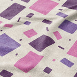 Geometric Confetti Purple & Pink Mockup Fleece Detail