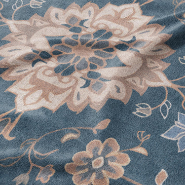 Miriam Navy & Gold Mockup Fleece Detail