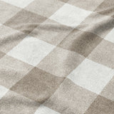Buffalo Plaid Light Cedar Brown Mockup Fleece Detail