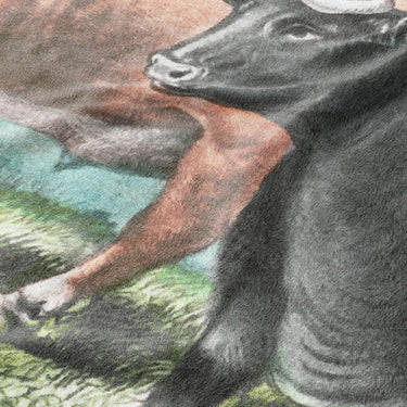 Prize Fat Cattle Mockup Fleece Detail