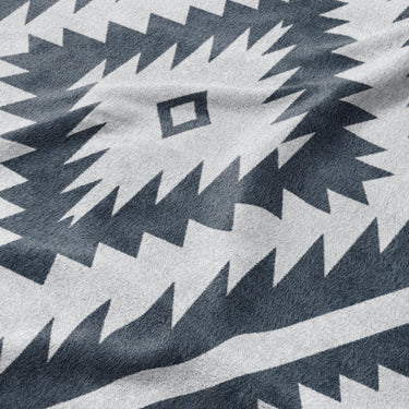Reyno Navy & Stone Mockup Fleece Detail