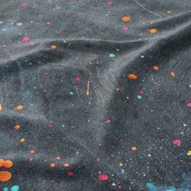 Jacob Navy & Orange Mockup Fleece Detail