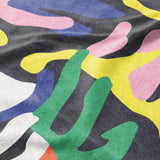Umberto Black Multicolor Mockup Fleece Detail