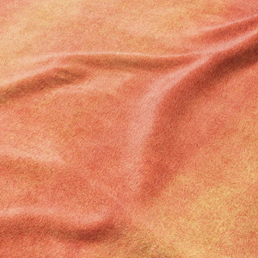 Ophelia Watercolor Fire Orange Balayage Mockup Fleece Detail