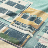 Art Deco Beach Mockup Fleece Detail