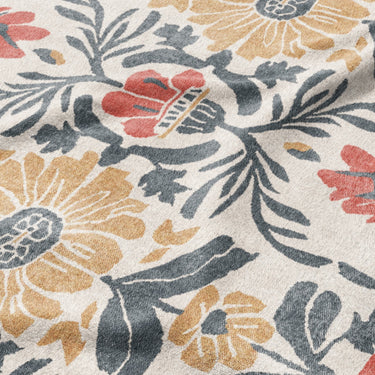 Corriana Navy & Red Mockup Fleece Detail