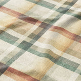 Madras Plaid Taupe Green Mockup Fleece Detail