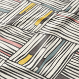 Atticus Multicolor Crosshatch Mockup Fleece Detail