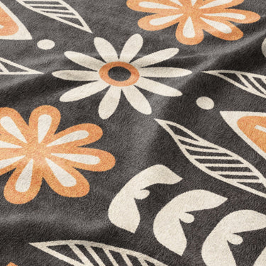 Topanga Black & Yellow Mockup Fleece Detail