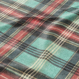 Ferguson Plaid Teal Red Mockup Fleece Detail
