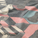 Harmon Surreal Chess Mockup Fleece Detail