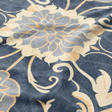 Belinda Navy & Ivory Mockup Fleece Detail