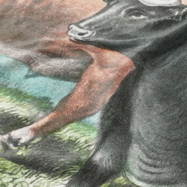 Prize Fat Cattle Mockup Fleece Detail