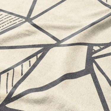 Harlan Ivory & Black Mockup Fleece Detail