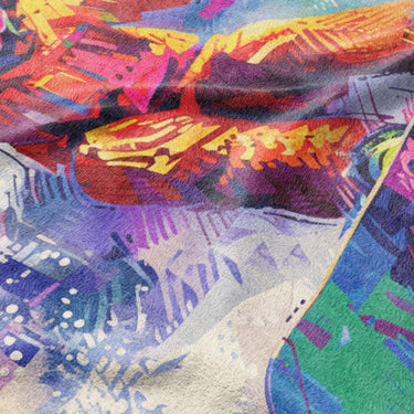 Dreamwave Snowboarder Mockup Fleece Detail