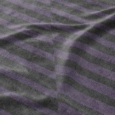 Euclid Black & Purple Mockup Fleece Detail