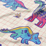 Doodle Dinos Mockup Fleece Detail