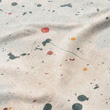 Colin Paint Splatter Multicolor Mockup Fleece Detail