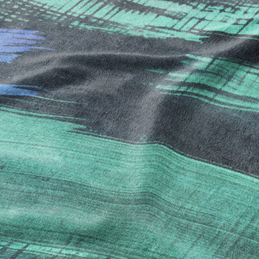Tethys Navy & Seafoam Mockup Fleece Detail