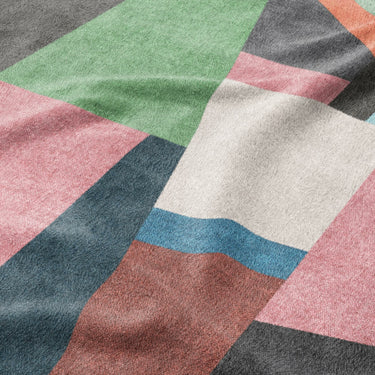 Baxter Blue Multicolor Mockup Fleece Detail
