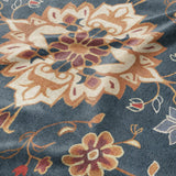 Miriam Navy & Burgundy Mockup Fleece Detail