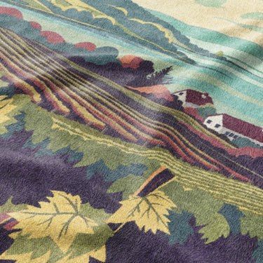 Finger Lakes Vineyard Mockup Fleece Detail