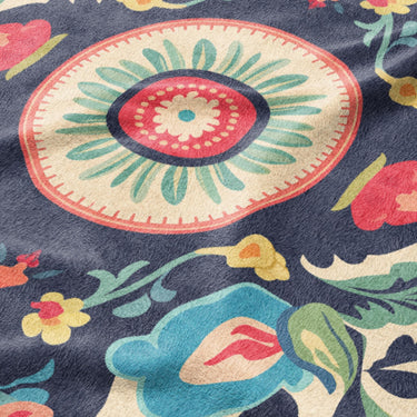 Nellie Blue Multicolor Mockup Fleece Detail