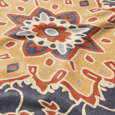 Baldwin Navy & Red Mockup Fleece Detail