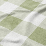 Buffalo Plaid Light Sage Mockup Fleece Detail