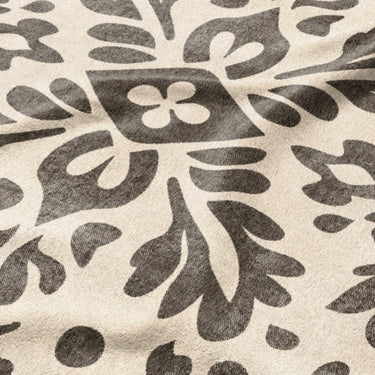 Floranna Ivory & Black Mockup Fleece Detail
