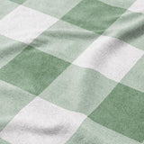 Buffalo Plaid Kelly Green Mockup Fleece Detail