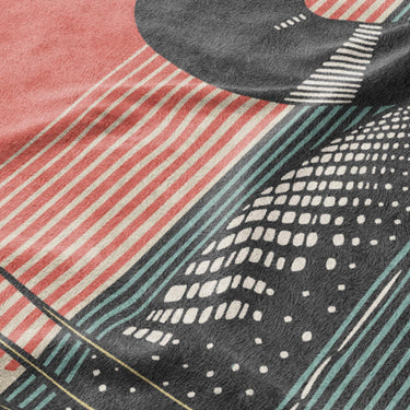 Sunset Loon Mockup Fleece Detail