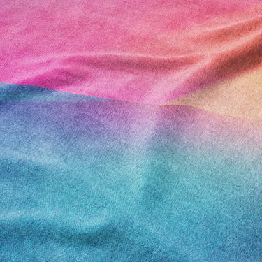 Escaping Light Multicolor Mockup Fleece Detail