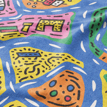 Kids Road Map Mockup Fleece Detail