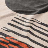 Charl Orange & Taupe Mockup Fleece Detail