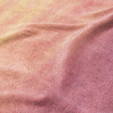 Imogen Watercolor Orange & Purple Ombre Mockup Fleece Detail