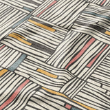 Atticus Multicolor Crosshatch Mockup Fleece Detail