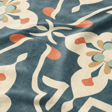 Merrin Blue & Ivory Mockup Fleece Detail